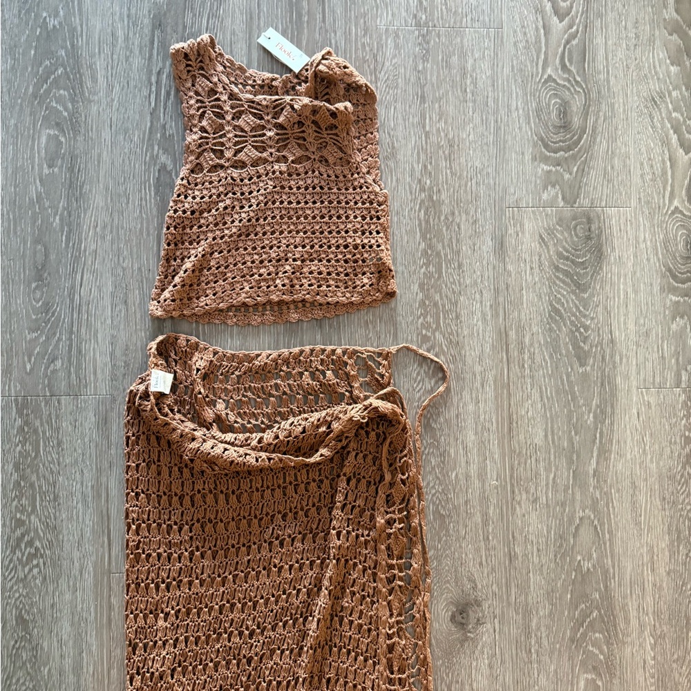 NWT Flook The Label Remi Crop Top & Eliana Skirt Set